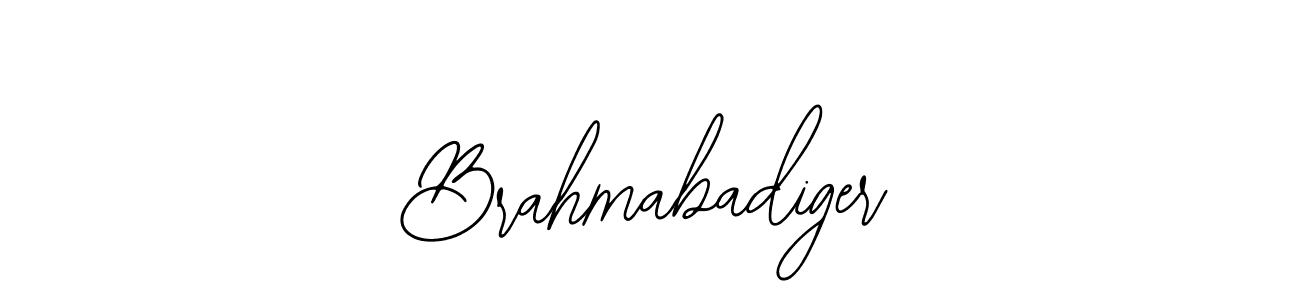 Design your own signature with our free online signature maker. With this signature software, you can create a handwritten (Bearetta-2O07w) signature for name Brahmabadiger. Brahmabadiger signature style 12 images and pictures png
