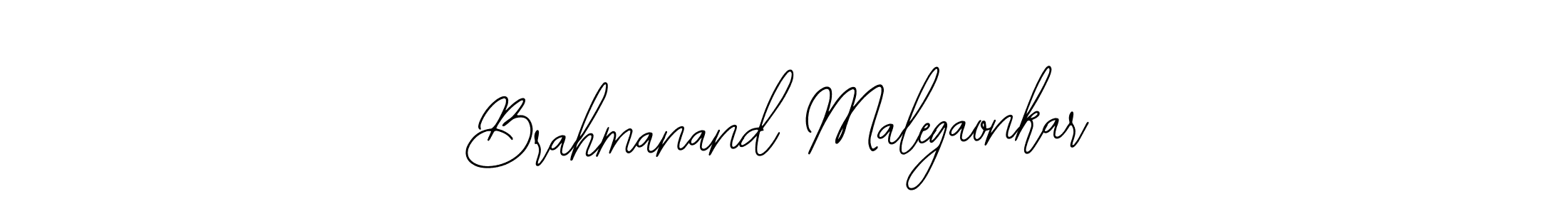 It looks lik you need a new signature style for name Brahmanand Malegaonkar. Design unique handwritten (Bearetta-2O07w) signature with our free signature maker in just a few clicks. Brahmanand Malegaonkar signature style 12 images and pictures png