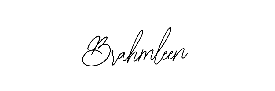 Design your own signature with our free online signature maker. With this signature software, you can create a handwritten (Bearetta-2O07w) signature for name Brahmleen. Brahmleen signature style 12 images and pictures png