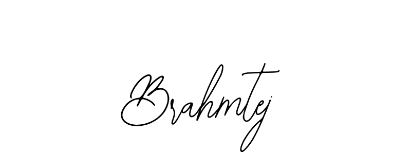 You can use this online signature creator to create a handwritten signature for the name Brahmtej. This is the best online autograph maker. Brahmtej signature style 12 images and pictures png