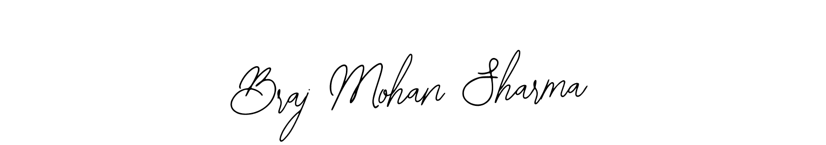 Make a beautiful signature design for name Braj Mohan Sharma. Use this online signature maker to create a handwritten signature for free. Braj Mohan Sharma signature style 12 images and pictures png