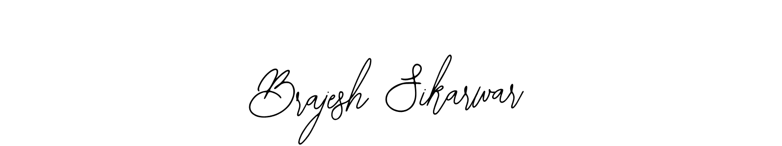 Design your own signature with our free online signature maker. With this signature software, you can create a handwritten (Bearetta-2O07w) signature for name Brajesh Sikarwar. Brajesh Sikarwar signature style 12 images and pictures png