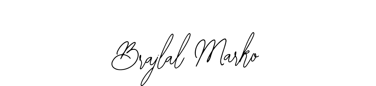 Make a beautiful signature design for name Brajlal Marko. Use this online signature maker to create a handwritten signature for free. Brajlal Marko signature style 12 images and pictures png