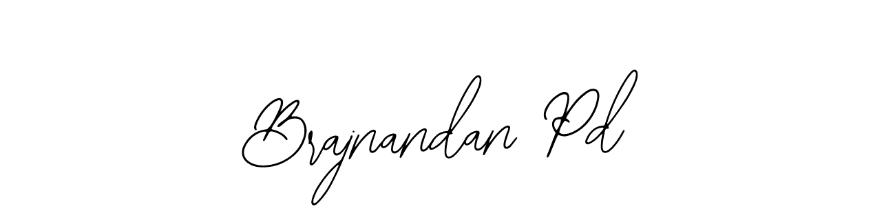 Use a signature maker to create a handwritten signature online. With this signature software, you can design (Bearetta-2O07w) your own signature for name Brajnandan Pd. Brajnandan Pd signature style 12 images and pictures png