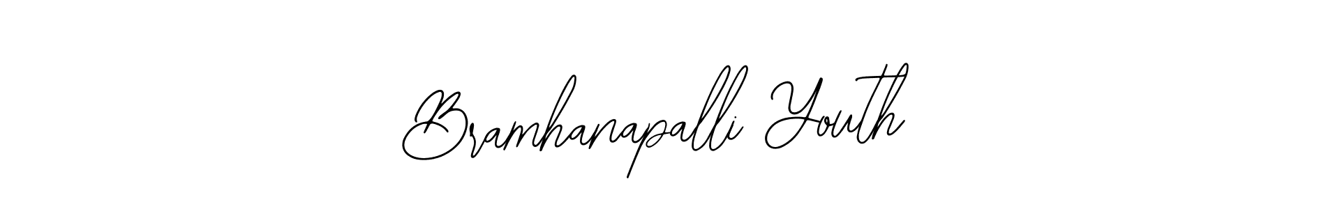 You should practise on your own different ways (Bearetta-2O07w) to write your name (Bramhanapalli Youth) in signature. don't let someone else do it for you. Bramhanapalli Youth signature style 12 images and pictures png