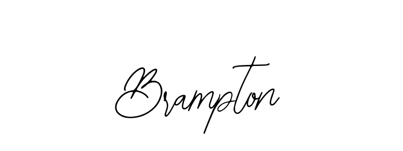 How to make Brampton name signature. Use Bearetta-2O07w style for creating short signs online. This is the latest handwritten sign. Brampton signature style 12 images and pictures png