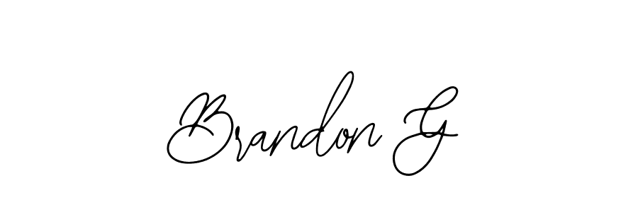 Make a beautiful signature design for name Brandon G. Use this online signature maker to create a handwritten signature for free. Brandon G signature style 12 images and pictures png