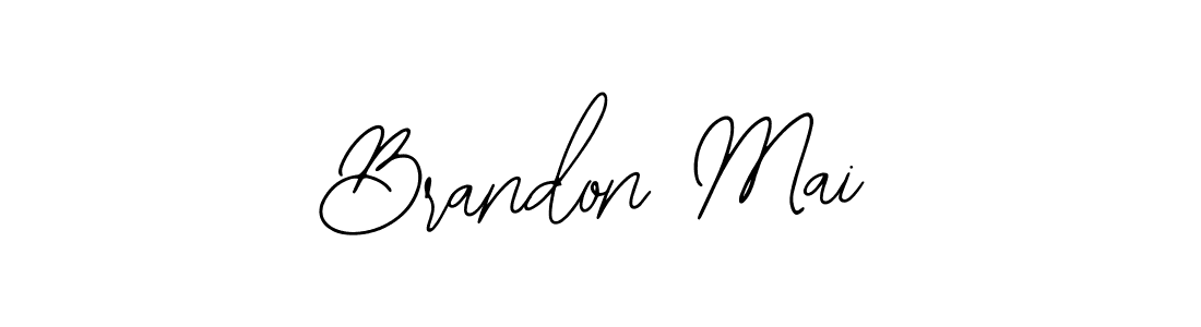 Design your own signature with our free online signature maker. With this signature software, you can create a handwritten (Bearetta-2O07w) signature for name Brandon Mai. Brandon Mai signature style 12 images and pictures png