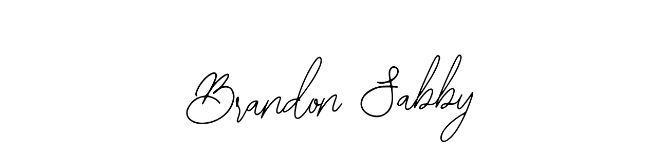 if you are searching for the best signature style for your name Brandon Sabby. so please give up your signature search. here we have designed multiple signature styles  using Bearetta-2O07w. Brandon Sabby signature style 12 images and pictures png