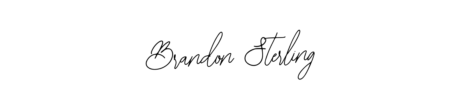 You should practise on your own different ways (Bearetta-2O07w) to write your name (Brandon Sterling) in signature. don't let someone else do it for you. Brandon Sterling signature style 12 images and pictures png