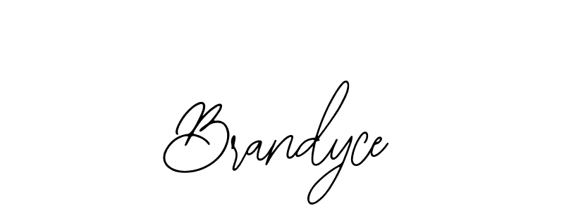 Make a beautiful signature design for name Brandyce. With this signature (Bearetta-2O07w) style, you can create a handwritten signature for free. Brandyce signature style 12 images and pictures png