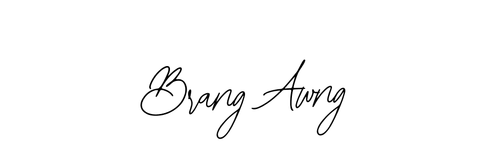 if you are searching for the best signature style for your name Brang Awng. so please give up your signature search. here we have designed multiple signature styles  using Bearetta-2O07w. Brang Awng signature style 12 images and pictures png
