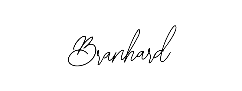 Design your own signature with our free online signature maker. With this signature software, you can create a handwritten (Bearetta-2O07w) signature for name Branhard. Branhard signature style 12 images and pictures png