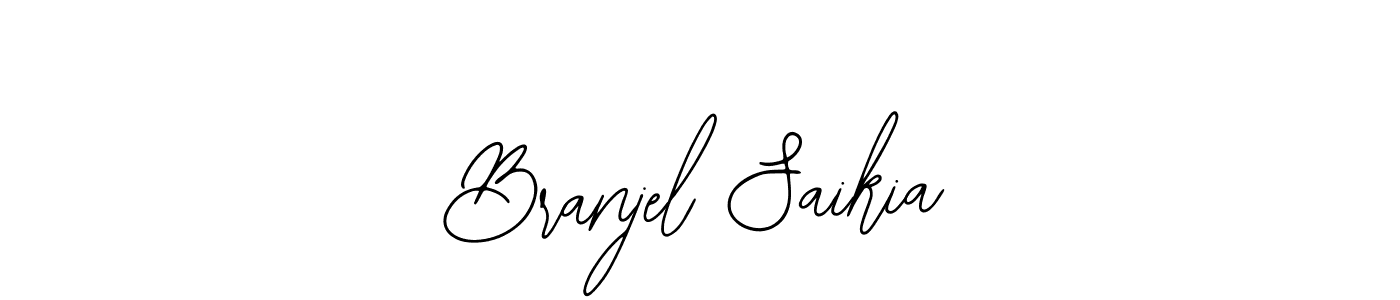 Branjel Saikia stylish signature style. Best Handwritten Sign (Bearetta-2O07w) for my name. Handwritten Signature Collection Ideas for my name Branjel Saikia. Branjel Saikia signature style 12 images and pictures png