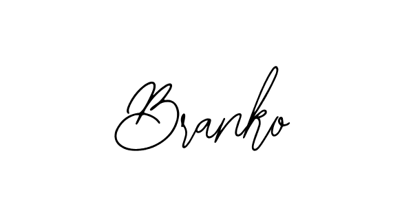 How to make Branko signature? Bearetta-2O07w is a professional autograph style. Create handwritten signature for Branko name. Branko signature style 12 images and pictures png