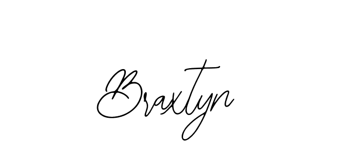 Make a beautiful signature design for name Braxtyn. With this signature (Bearetta-2O07w) style, you can create a handwritten signature for free. Braxtyn signature style 12 images and pictures png