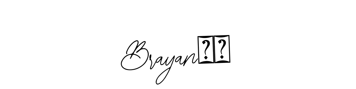 Once you've used our free online signature maker to create your best signature Bearetta-2O07w style, it's time to enjoy all of the benefits that Brayan❤️ name signing documents. Brayan❤️ signature style 12 images and pictures png