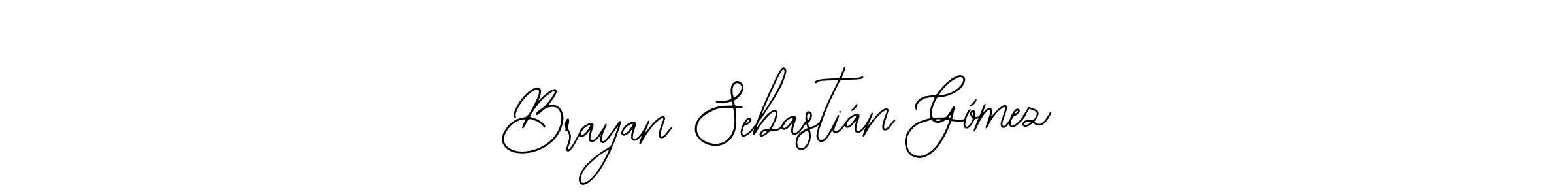 Brayan Sebastián Gómez stylish signature style. Best Handwritten Sign (Bearetta-2O07w) for my name. Handwritten Signature Collection Ideas for my name Brayan Sebastián Gómez. Brayan Sebastián Gómez signature style 12 images and pictures png