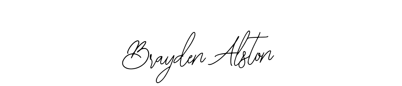 Similarly Bearetta-2O07w is the best handwritten signature design. Signature creator online .You can use it as an online autograph creator for name Brayden Alston. Brayden Alston signature style 12 images and pictures png