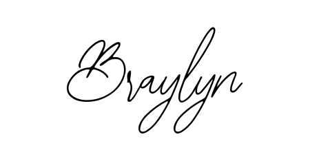 Practice writing Braylyn with the flow of Bearetta-2O07w lettering. A fantastic source of inspiration for developing your personal signature style. Braylyn signature style 12 images and pictures png