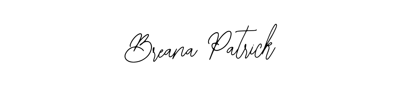 Make a beautiful signature design for name Breana Patrick. With this signature (Bearetta-2O07w) style, you can create a handwritten signature for free. Breana Patrick signature style 12 images and pictures png