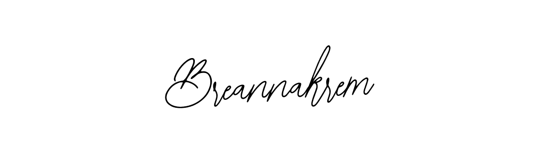 How to make Breannakrem signature? Bearetta-2O07w is a professional autograph style. Create handwritten signature for Breannakrem name. Breannakrem signature style 12 images and pictures png