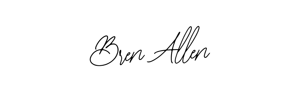 Create a beautiful signature design for name Bren Allen. With this signature (Bearetta-2O07w) fonts, you can make a handwritten signature for free. Bren Allen signature style 12 images and pictures png