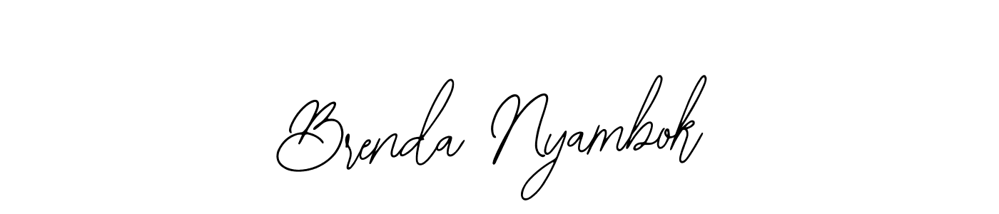 This is the best signature style for the Brenda Nyambok name. Also you like these signature font (Bearetta-2O07w). Mix name signature. Brenda Nyambok signature style 12 images and pictures png