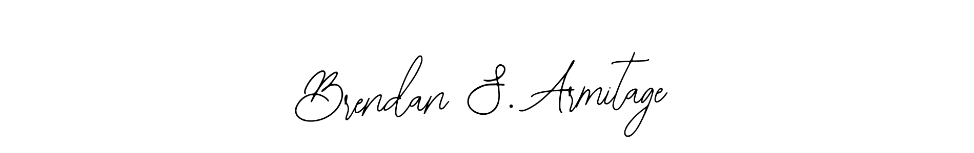 Also You can easily find your signature by using the search form. We will create Brendan S. Armitage name handwritten signature images for you free of cost using Bearetta-2O07w sign style. Brendan S. Armitage signature style 12 images and pictures png