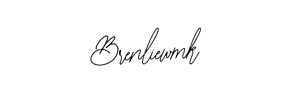 Use a signature maker to create a handwritten signature online. With this signature software, you can design (Bearetta-2O07w) your own signature for name Brenliewmk. Brenliewmk signature style 12 images and pictures png