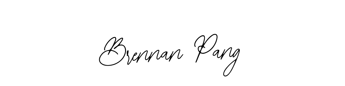 Create a beautiful signature design for name Brennan Pang. With this signature (Bearetta-2O07w) fonts, you can make a handwritten signature for free. Brennan Pang signature style 12 images and pictures png