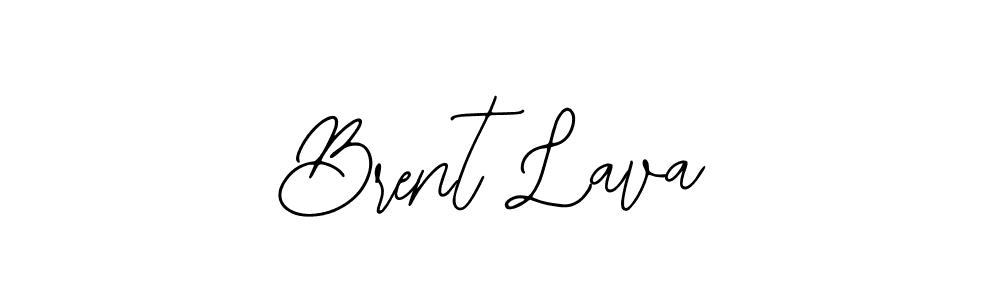 How to make Brent Lava name signature. Use Bearetta-2O07w style for creating short signs online. This is the latest handwritten sign. Brent Lava signature style 12 images and pictures png