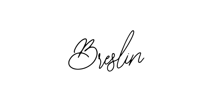 How to make Breslin name signature. Use Bearetta-2O07w style for creating short signs online. This is the latest handwritten sign. Breslin signature style 12 images and pictures png