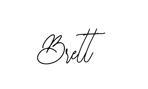 You should practise on your own different ways (Bearetta-2O07w) to write your name (Brett) in signature. don't let someone else do it for you. Brett signature style 12 images and pictures png