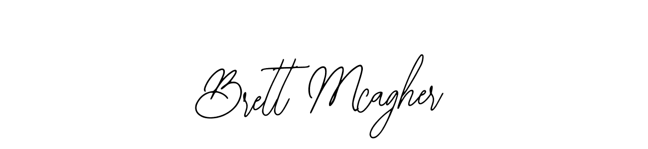 Design your own signature with our free online signature maker. With this signature software, you can create a handwritten (Bearetta-2O07w) signature for name Brett Mcagher. Brett Mcagher signature style 12 images and pictures png