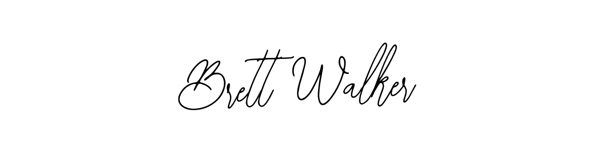 You should practise on your own different ways (Bearetta-2O07w) to write your name (Brett Walker) in signature. don't let someone else do it for you. Brett Walker signature style 12 images and pictures png