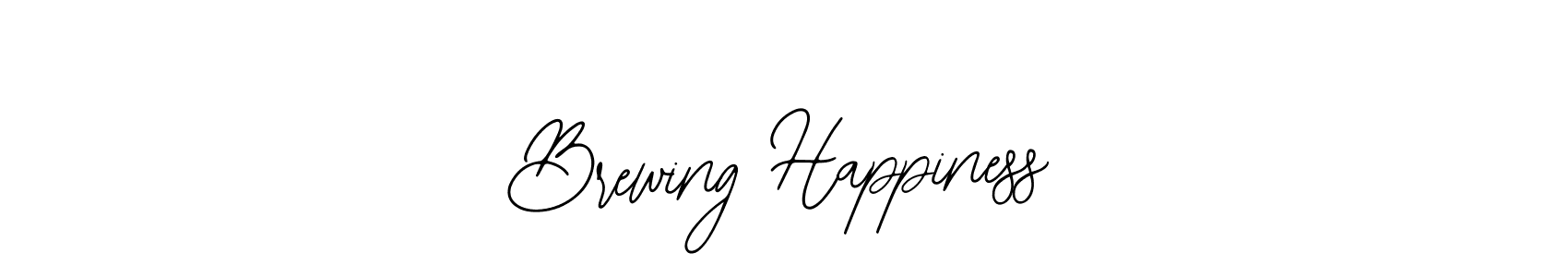 Design your own signature with our free online signature maker. With this signature software, you can create a handwritten (Bearetta-2O07w) signature for name Brewing Happiness. Brewing Happiness signature style 12 images and pictures png