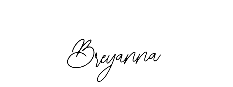 How to make Breyanna signature? Bearetta-2O07w is a professional autograph style. Create handwritten signature for Breyanna name. Breyanna signature style 12 images and pictures png