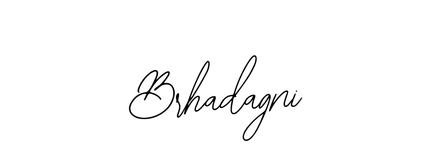 Design your own signature with our free online signature maker. With this signature software, you can create a handwritten (Bearetta-2O07w) signature for name Brhadagni. Brhadagni signature style 12 images and pictures png