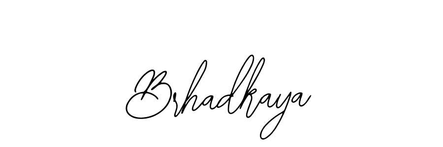 How to Draw Brhadkaya signature style? Bearetta-2O07w is a latest design signature styles for name Brhadkaya. Brhadkaya signature style 12 images and pictures png