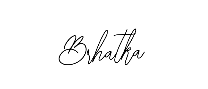 Similarly Bearetta-2O07w is the best handwritten signature design. Signature creator online .You can use it as an online autograph creator for name Brhatka. Brhatka signature style 12 images and pictures png