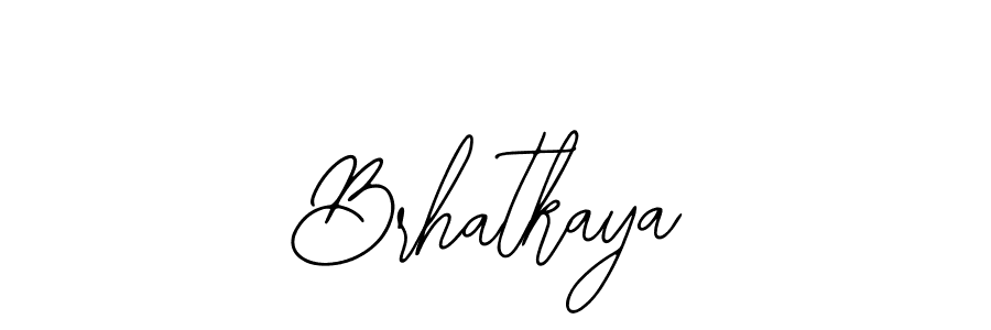 Similarly Bearetta-2O07w is the best handwritten signature design. Signature creator online .You can use it as an online autograph creator for name Brhatkaya. Brhatkaya signature style 12 images and pictures png