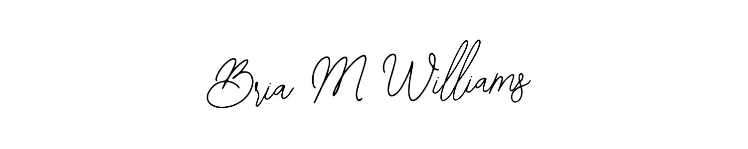 if you are searching for the best signature style for your name Bria M Williams. so please give up your signature search. here we have designed multiple signature styles  using Bearetta-2O07w. Bria M Williams signature style 12 images and pictures png