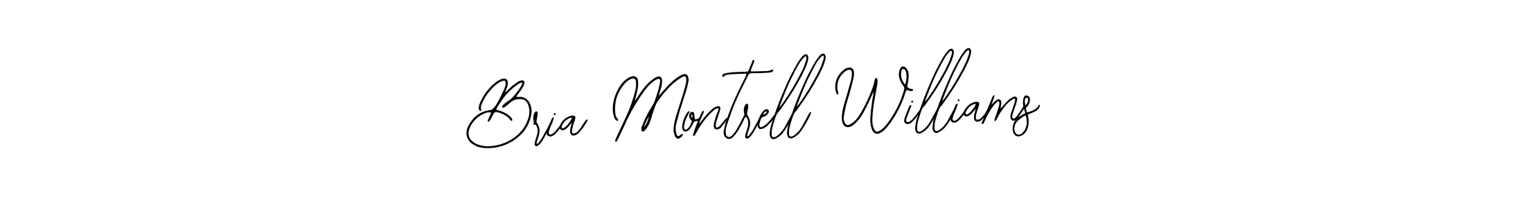 Design your own signature with our free online signature maker. With this signature software, you can create a handwritten (Bearetta-2O07w) signature for name Bria Montrell Williams. Bria Montrell Williams signature style 12 images and pictures png