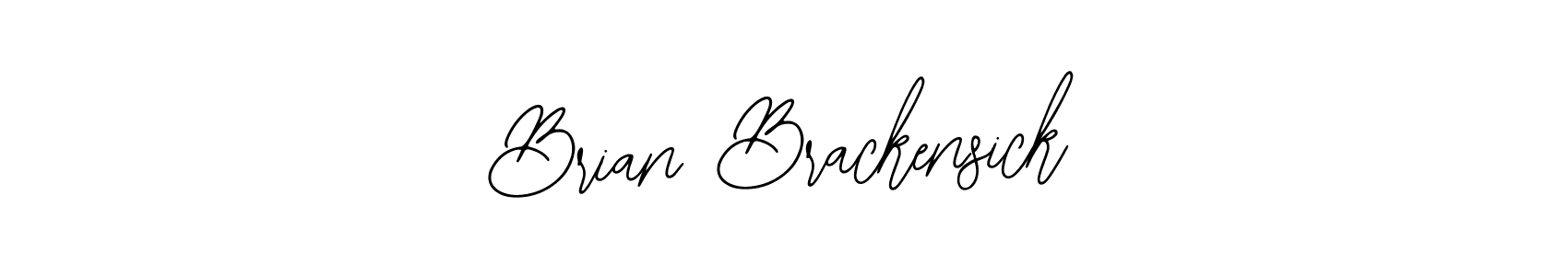 Use a signature maker to create a handwritten signature online. With this signature software, you can design (Bearetta-2O07w) your own signature for name Brian Brackensick. Brian Brackensick signature style 12 images and pictures png