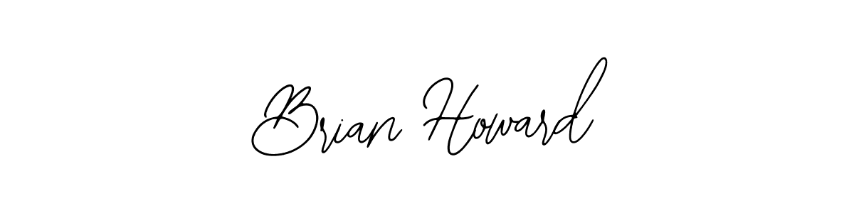 Use a signature maker to create a handwritten signature online. With this signature software, you can design (Bearetta-2O07w) your own signature for name Brian Howard. Brian Howard signature style 12 images and pictures png
