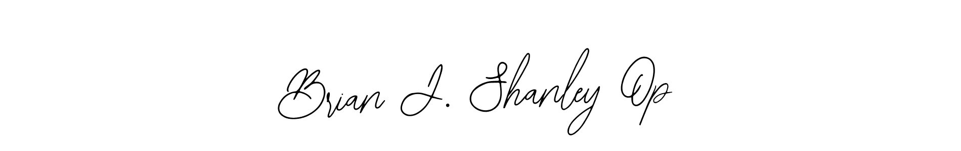 Design your own signature with our free online signature maker. With this signature software, you can create a handwritten (Bearetta-2O07w) signature for name Brian J. Shanley Op. Brian J. Shanley Op signature style 12 images and pictures png