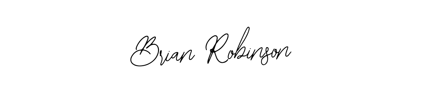 How to make Brian Robinson name signature. Use Bearetta-2O07w style for creating short signs online. This is the latest handwritten sign. Brian Robinson signature style 12 images and pictures png