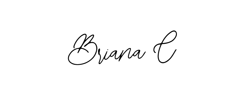 Briana C stylish signature style. Best Handwritten Sign (Bearetta-2O07w) for my name. Handwritten Signature Collection Ideas for my name Briana C. Briana C signature style 12 images and pictures png