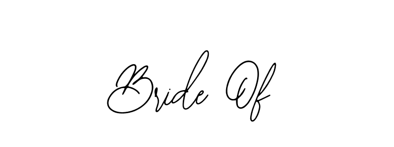 Design your own signature with our free online signature maker. With this signature software, you can create a handwritten (Bearetta-2O07w) signature for name Bride Of. Bride Of signature style 12 images and pictures png